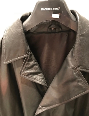 Echte Lederjacke Matrix NEU - Leather Jacket Black Bild 3