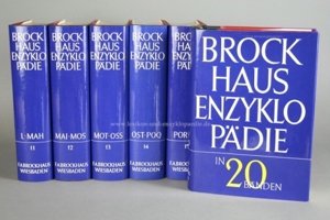 Enzyklopädie 17. Auflage, Brockhaus, 1-25, 1966-1981 Bild 9