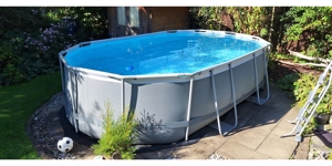 Aufstell-Pool, Schwimmbecken, Bestway 488x305x107cm, 10.900 ltr mit viel Zubehör Bild 3