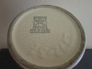 Alte Vase - Sammlerstück - Gmundner Keramik - Höhe: 25,5cm Bild 5