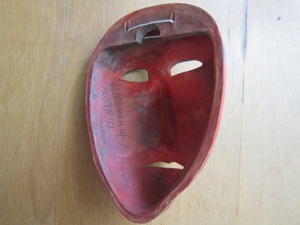 Ausgefallene Wandmaske - Keramik - 25cm x 18cm Bild 3