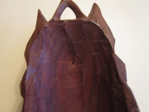 Afrikanische Holzschnitzkunst - Wandmaske - Holz - schwer - massiv - 61,5cm x 23cm Bild 7