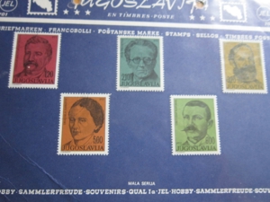 Konvolut - Briefmarken - Jugoslawien - 1960er / 70er Jahre - siehe Bilder Bild 3