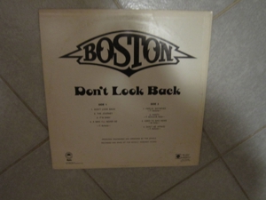 Boston - Don`t look back - LP - Picture Disc - Vinyl - Sammlerrarität - Epic 1978 Bild 2