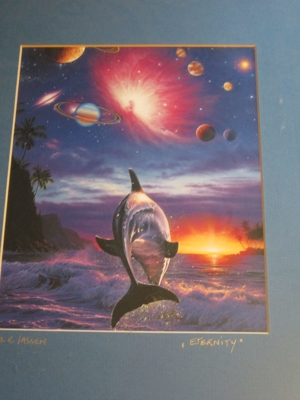 Christian Riese Lassen " Eternity " - Ocean Art - Bild - Kunstgalerie - Delphin Bild 2