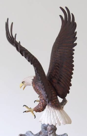 Skulptur Der Majestätische Adler mit Zertifizierung Bild 4