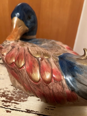 Ente aus Steinzeug Made in Italy Bild 4