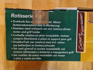 Rotisserie Set, Edelstahl mit Motor für Outdoorchef-grill Bild 5