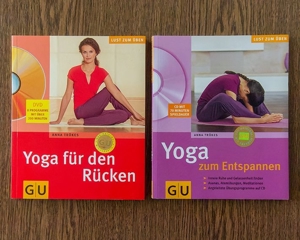 Diverse Yoga u. Pilates Bücher m. DVD bzw. CD Bild 1