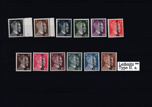 9 Briefmarkensätze Österreich Lokalausgaben Leibnitz ** 50 Euro pro Satz Bild 5