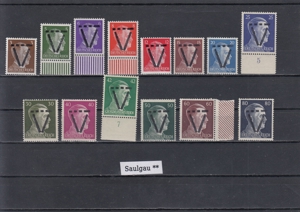 Briefmarken D Lokalausgaben mit Aufdruck ** Bild 16