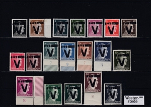 Briefmarken D Lokalausgaben mit Aufdruck ** Bild 19
