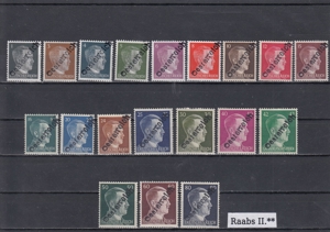 20 Briefmarken Sätze Österreich Privatausgaben mit Aufdruck Postfrisch Bild 15