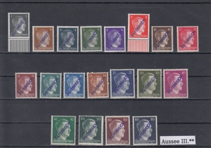 20 Briefmarken Sätze Österreich Privatausgaben mit Aufdruck Postfrisch Bild 3