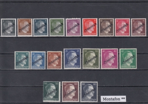 20 Briefmarken Sätze Österreich Privatausgaben mit Aufdruck Postfrisch Bild 12