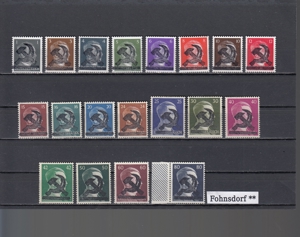 20 Briefmarken Sätze Österreich Privatausgaben mit Aufdruck Postfrisch Bild 4