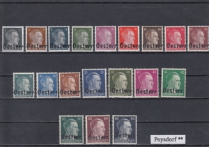 20 Briefmarken Sätze Österreich Privatausgaben mit Aufdruck Postfrisch Bild 14