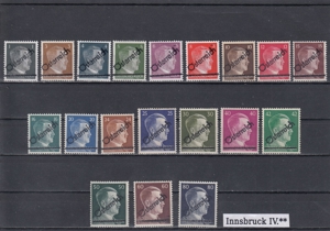 20 Briefmarken Sätze Österreich Privatausgaben mit Aufdruck Postfrisch Bild 10