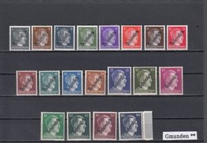 20 Briefmarken Sätze Österreich Privatausgaben mit Aufdruck Postfrisch Bild 5