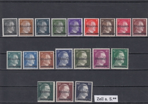 20 Briefmarken Sätze Österreich Privatausgaben mit Aufdruck Postfrisch Bild 8