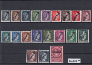 20 Briefmarken Sätze Österreich Privatausgaben mit Aufdruck Postfrisch Bild 18