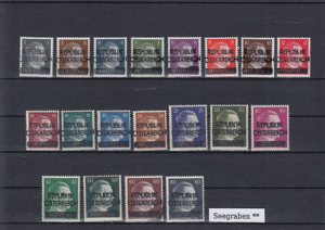 20 Briefmarken Sätze Österreich Privatausgaben mit Aufdruck Postfrisch Bild 1