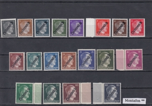 20 Briefmarken Sätze Österreich Privatausgaben mit Aufdruck Postfrisch Bild 20