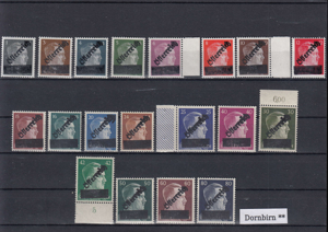 20 Briefmarken Sätze Österreich Privatausgaben mit Aufdruck Postfrisch Bild 10