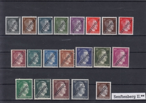20 Briefmarken Sätze Österreich Privatausgaben mit Aufdruck Postfrisch Bild 3