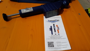 digitale Deichselwaage SensoTec für Wohnwagen