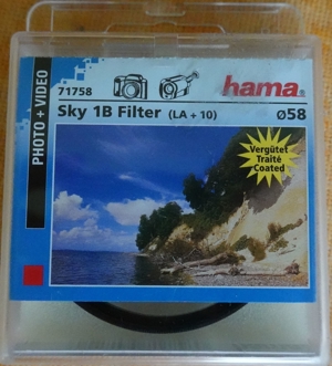 Hama Sky 1B Filter M58 Bild 1