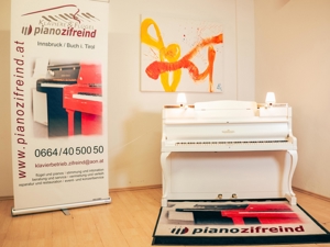 Schimmel Klavier in weiß matt! Kostenlose Lieferung in ganz Vorarlberg(*) Bild 7