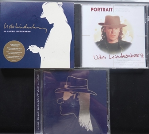 Udo Lindenberg - CDs, 3 Stück, (1 DOCD)