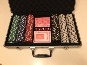 Poker-Set mit 300 Chips Bild 1