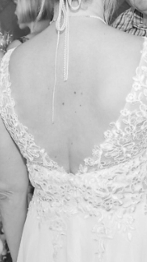Suchst du ein schönes elegantes Brautkleid für deine Hochzeit Gr. 40 m. NEUER Jacke s..B+Text Bild 5