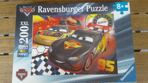 NEUWERTIGES, GANZ VOLLSTÄNDIGES CARS Puzzle von Ravensburger, XXL 200 Teile Bild 1
