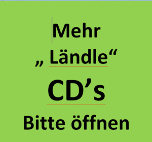 Mehr "Ländle" CDs EUR 10, -- Stk. Topzustand Bild 1