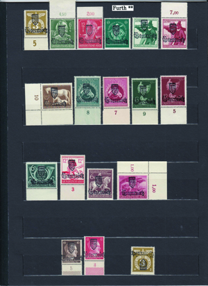 Briefmarkensätze Ö Lokalausgaben mit Aufdruck ** Bild 2
