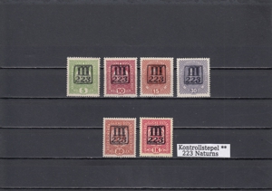 2 Briefmarkensätze Ö Lokalausgaben mit Kontrollstempel ** 60 Euro pro Satz Bild 1