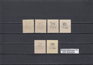 2 Briefmarkensätze Ö Lokalausgaben mit Kontrollstempel ** 60 Euro pro Satz Bild 3