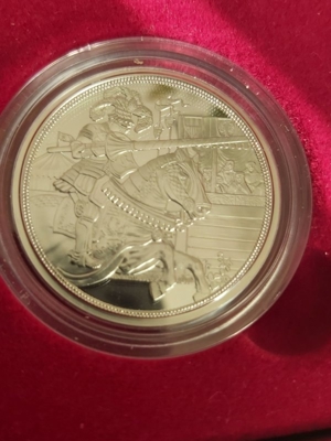 10  Silber Münze Ritterlichkeit OVP und Zertifikat Bild 2