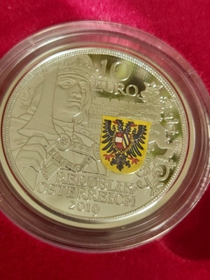 10  Silber Münze Ritterlichkeit OVP und Zertifikat Bild 3