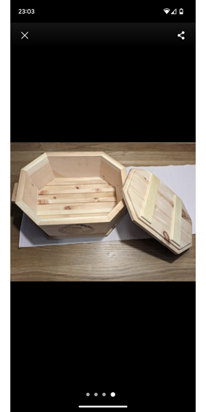Brotdose aus Zirbenholz handgeschnitzt Bild 3