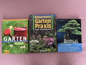 3 x Gartenbücher Gartenglück + Garten Praxis + Bonsai Bild 1