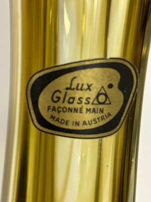 Vintage LUX GLASS Made in Austria Bild 3
