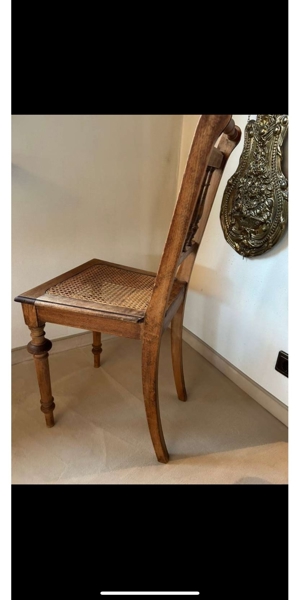 Antiker Stuhl mit Wiener Geflecht  Bild 6