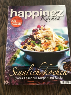 Zeitschrift Happinez kochen