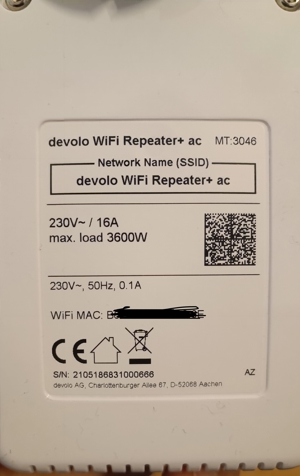 Devolo 1200 WiFi Repeater+ ac   duo   Mesh Bild 2