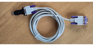 Verbindungskabel Seriell mit Adapter Seriell - USB Bild 2