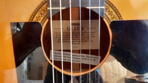 Yamaha G-235-II Gitarre Nylonsaiten akustik 80erJahre Rarität Wandergitarre  Bild 6